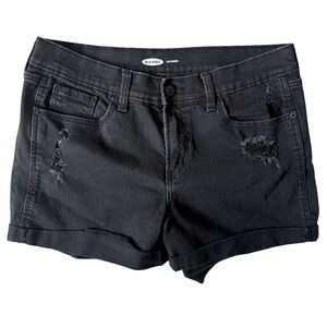Old navy black denim shorts